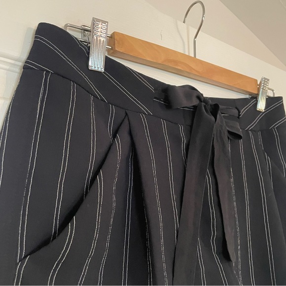 Wilfred Pin Stripe Tie Shorts - Picture 2 of 4